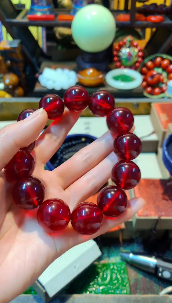 【闪购商品】血珀手串未镶嵌主播推荐主播推荐