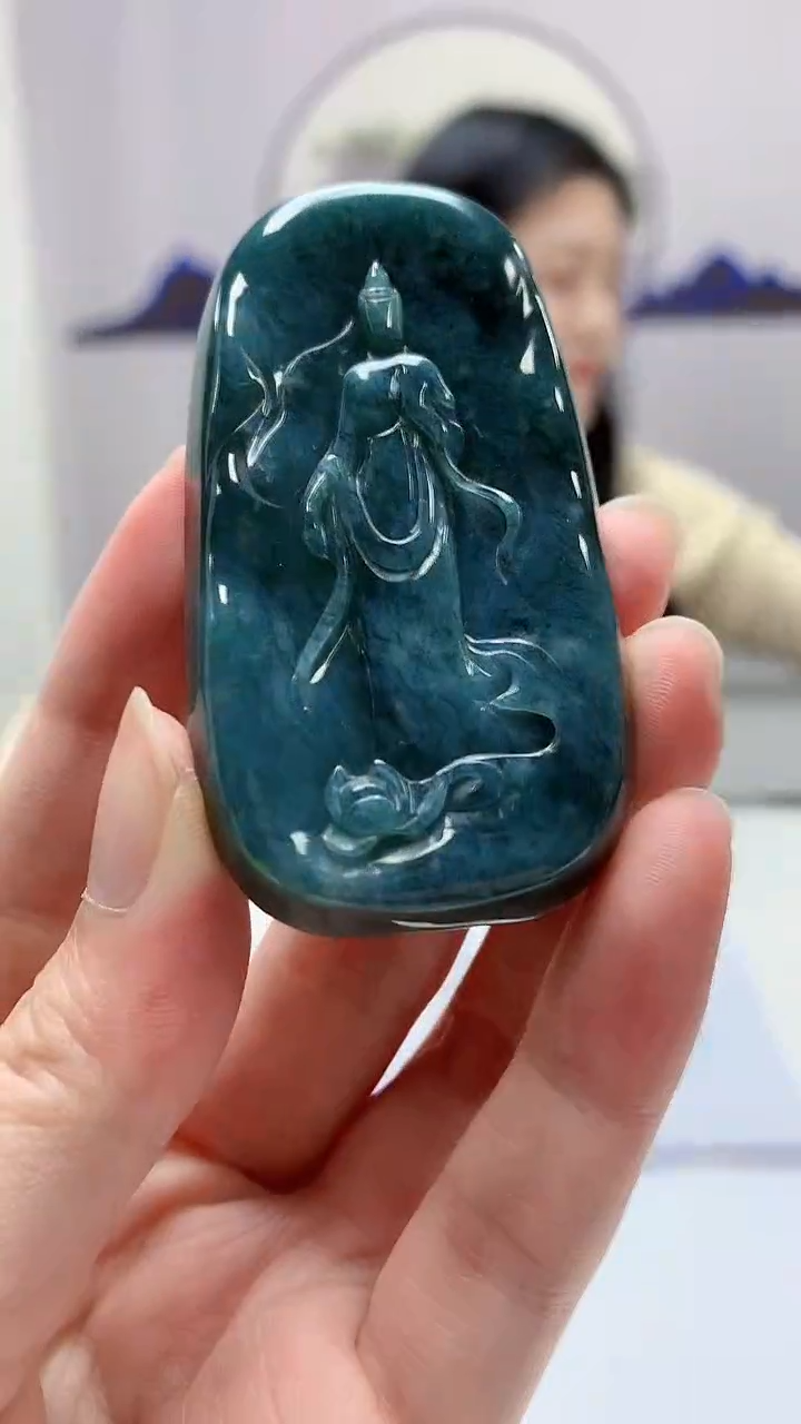 【闪购商品】翡翠颈饰未镶嵌0405zm-JJ挂件5