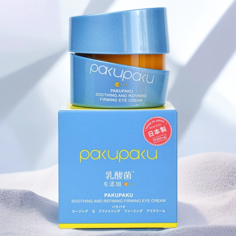 【包装瑕疵】PAKUPAKU舒缓抗皱紧致眼霜15g【效期至2027】