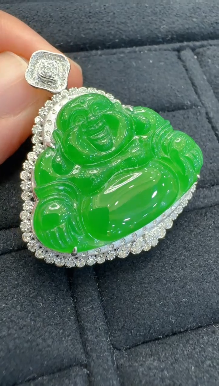 【闪购商品】翡翠吊坠(不含链)18K金镶嵌多样性团购发一件