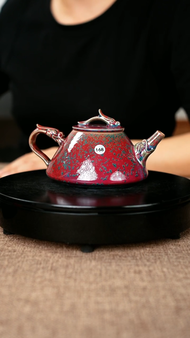 杯子168#于大鹏一级品原矿钧瓷龙吟壶