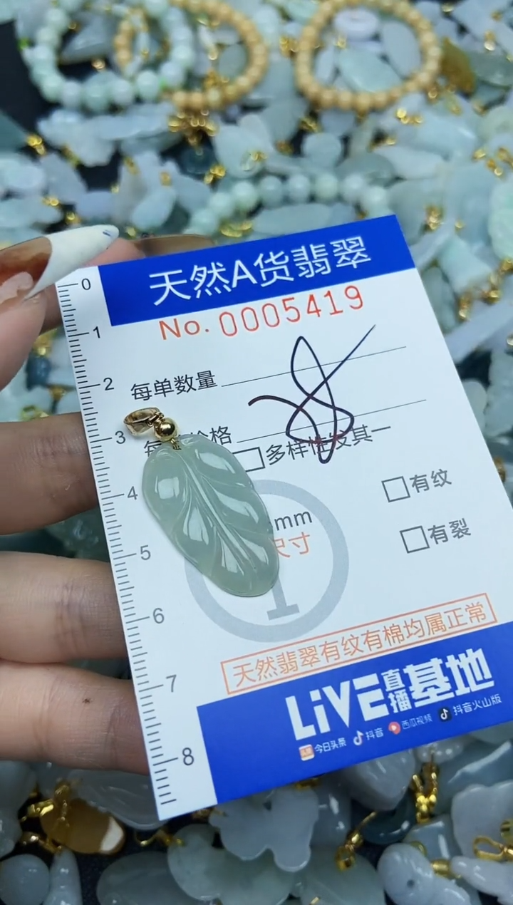 【闪购商品】翡翠颈饰未镶嵌天然A货翡翠