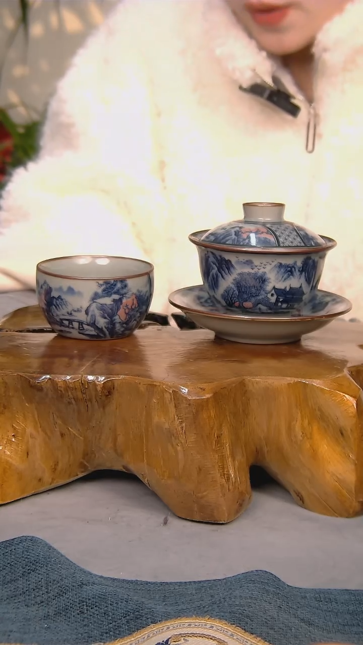 【闪购商品】 简装家用款2件套 陶瓷家用茶具系列