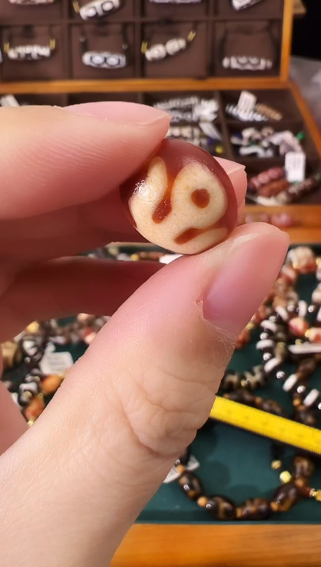 玛瑙/玉髓（覆膜）颈饰未镶嵌11.（微瑕随机发货）