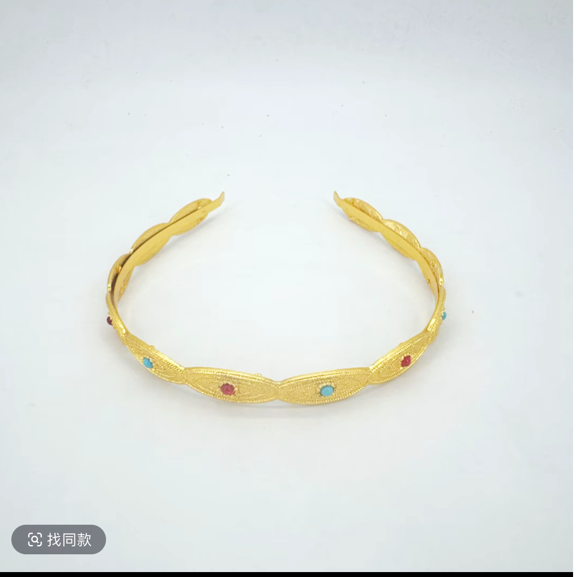 发箍小众白色发饰饰品编织黄色精美法式轻奢ALTUN PASUN FAKA