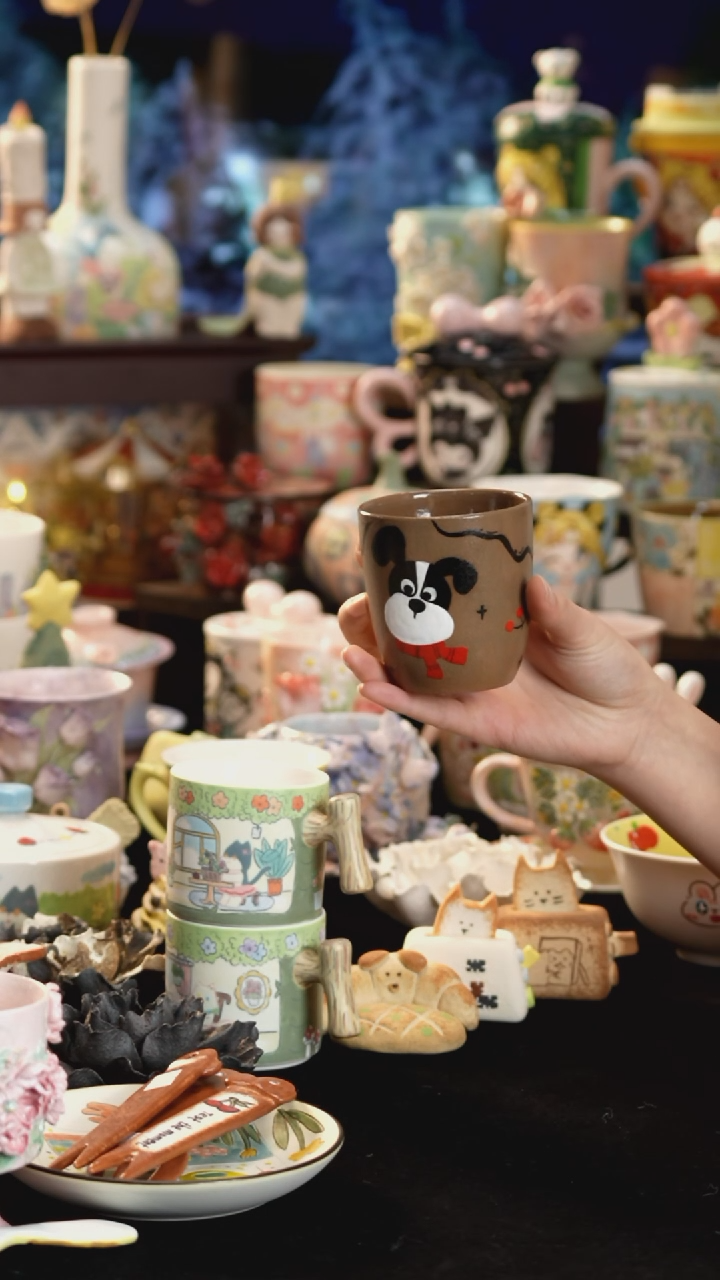 其他陶景德镇釉下彩手绘设计师款陶瓷