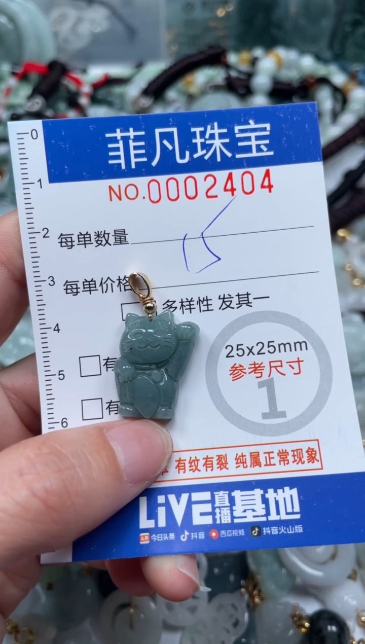 【闪购商品】翡翠颈饰未镶嵌00..2404
