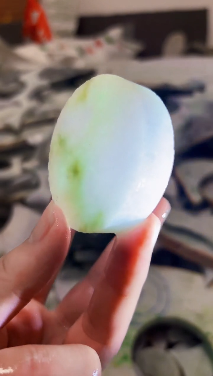 【闪购商品】翡翠颈饰未镶嵌A货白谭1756