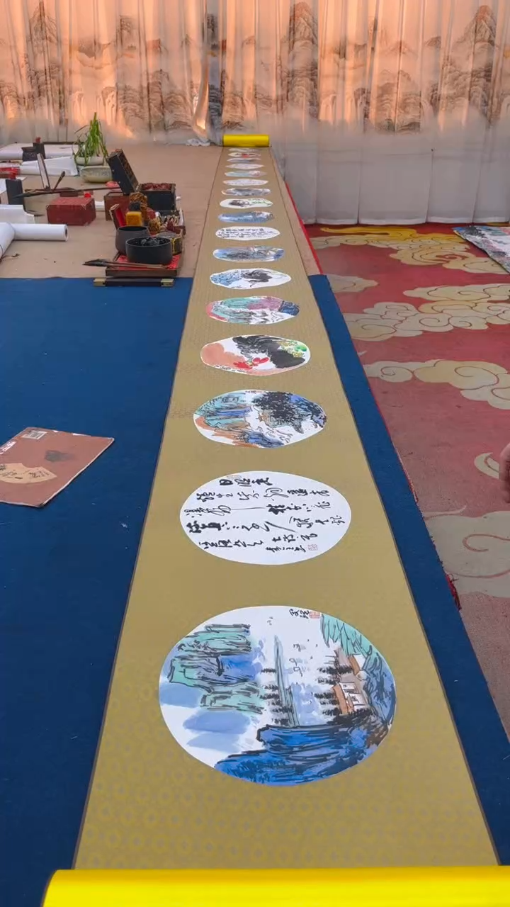 【闪购商品】书法合作20圆 精品金卷