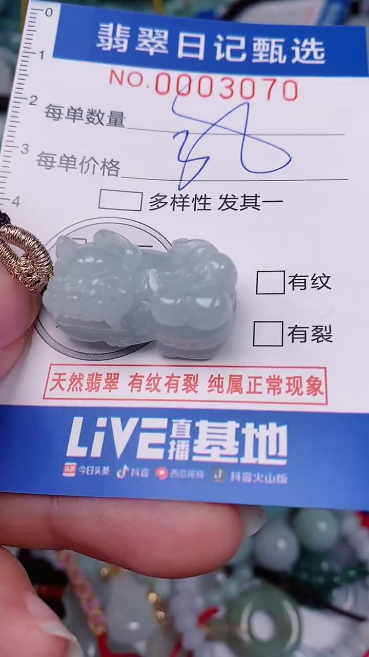 【闪购商品】翡翠颈饰未镶嵌00003070