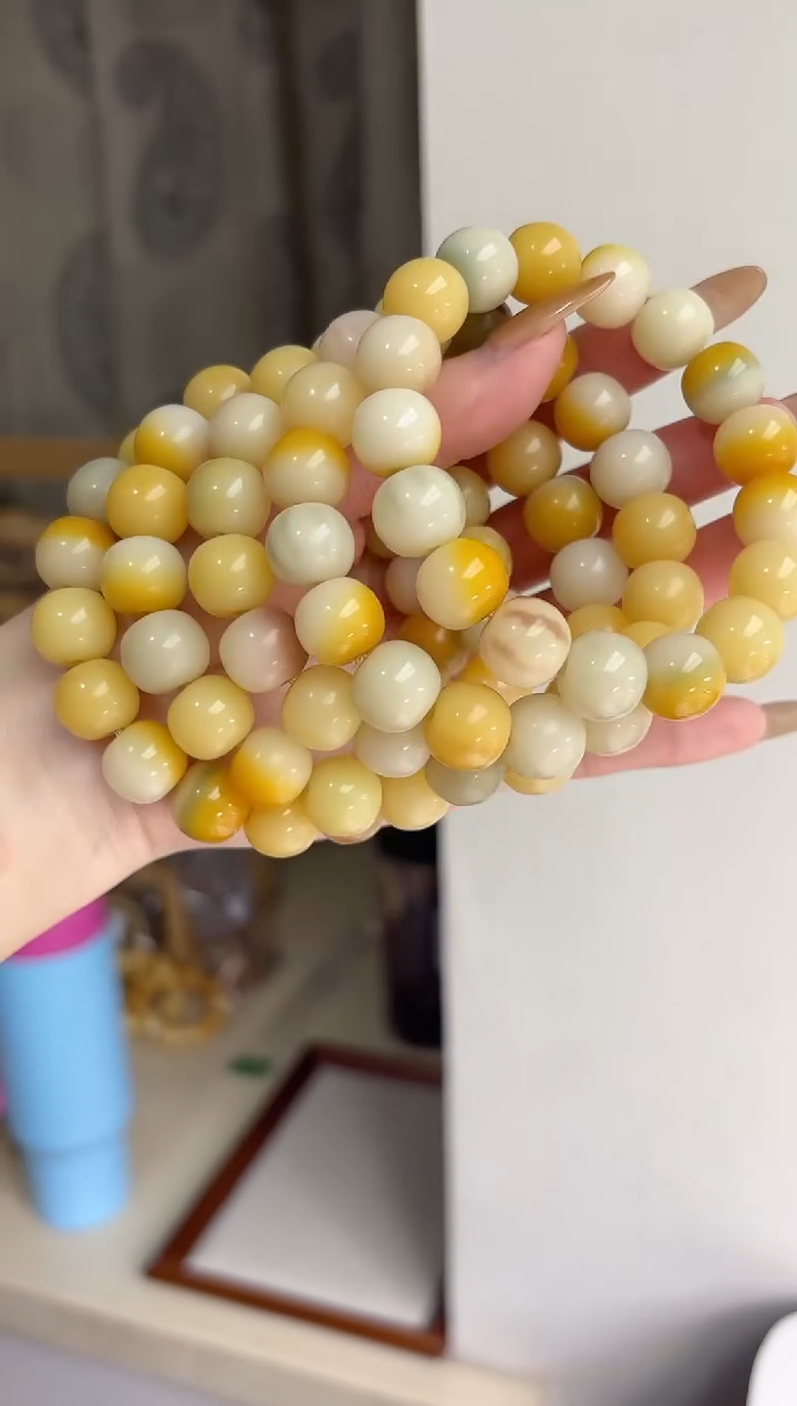 手串菩提根/象牙果沐a30紫美人干磨苹果12*13mm手串随机