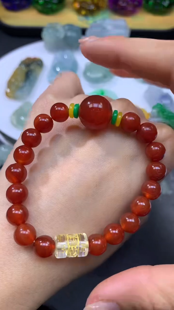 【闪购商品】玛瑙/玉髓手串未镶嵌手串