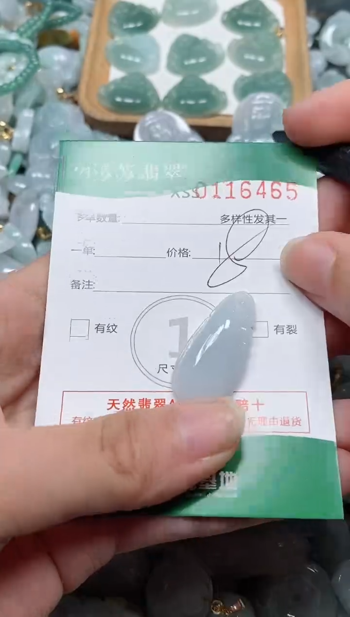 【闪购商品】翡翠颈饰未镶嵌闪购商品0116465