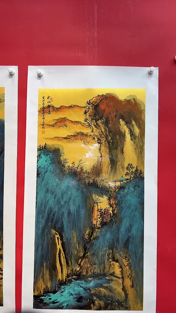 国画画家陆远华纯手绘原作