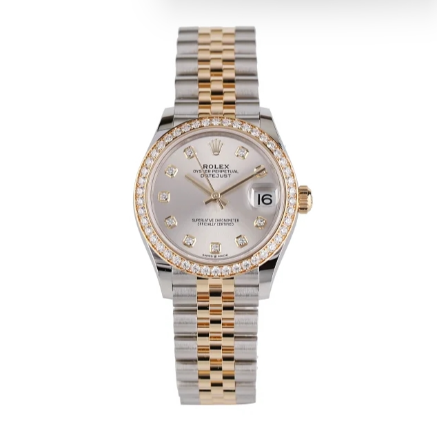 全新未使用 Rolex/劳力士 礼尚往来278383卡25年劳力士女表H85H4