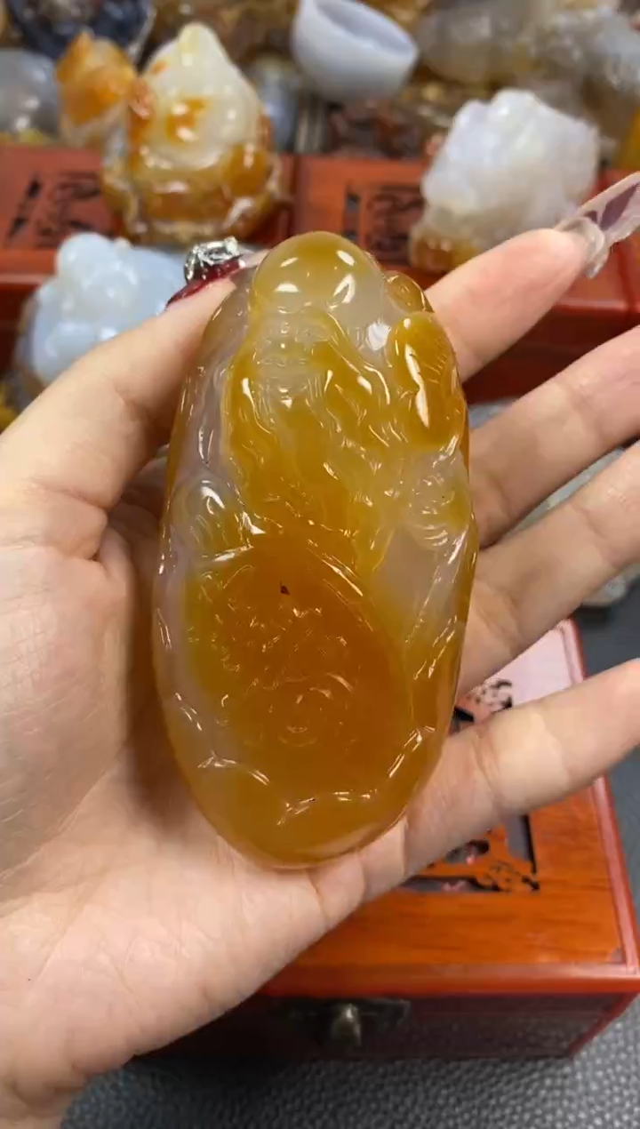 【闪购商品】玛瑙/玉髓手把未镶嵌1