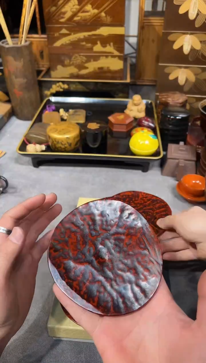 竹胎 果子盘五片