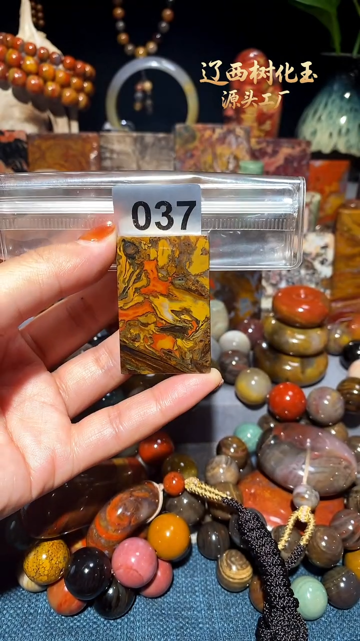 未镶嵌-硅化玉天然北票硅化玉手吊坠