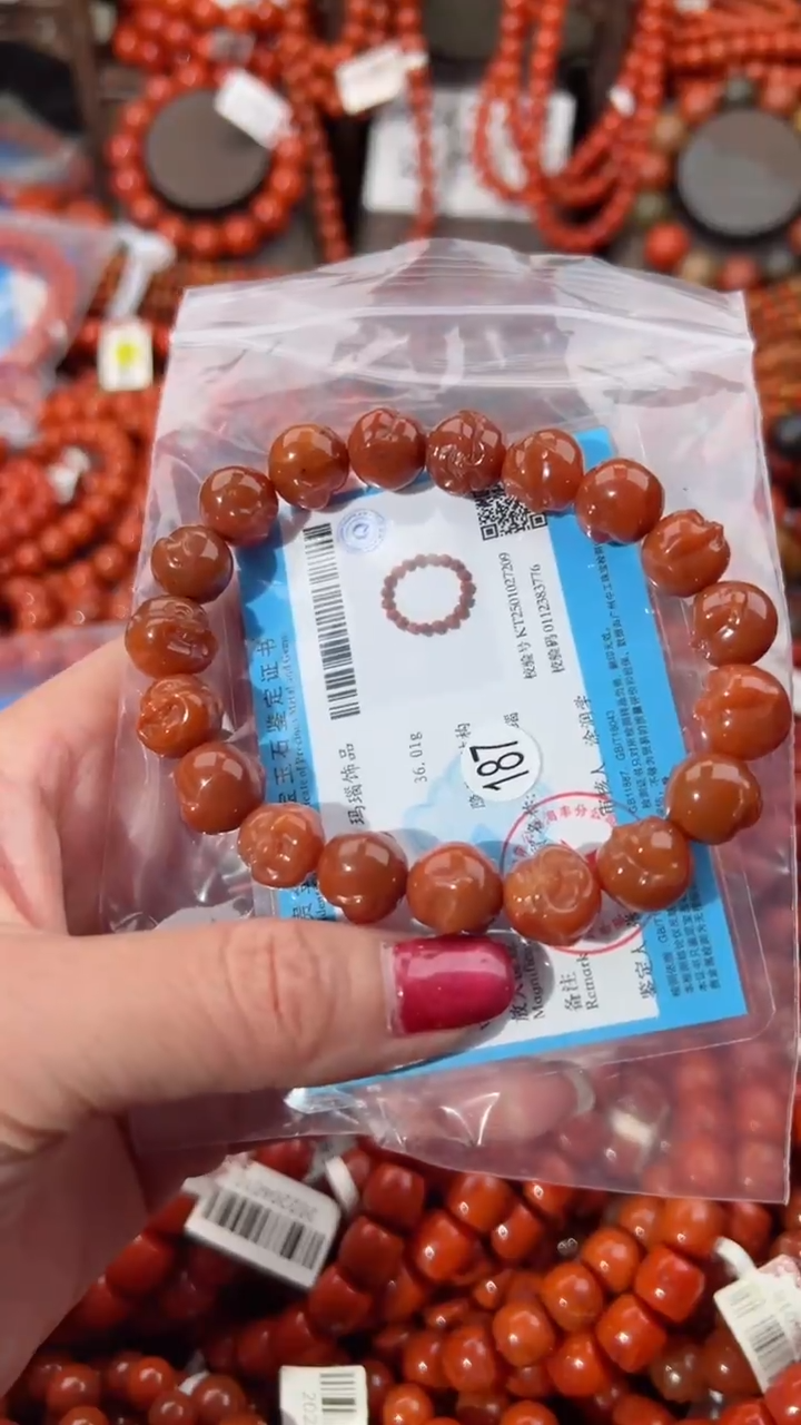 【闪购商品】南红玛瑙手串未镶嵌11+