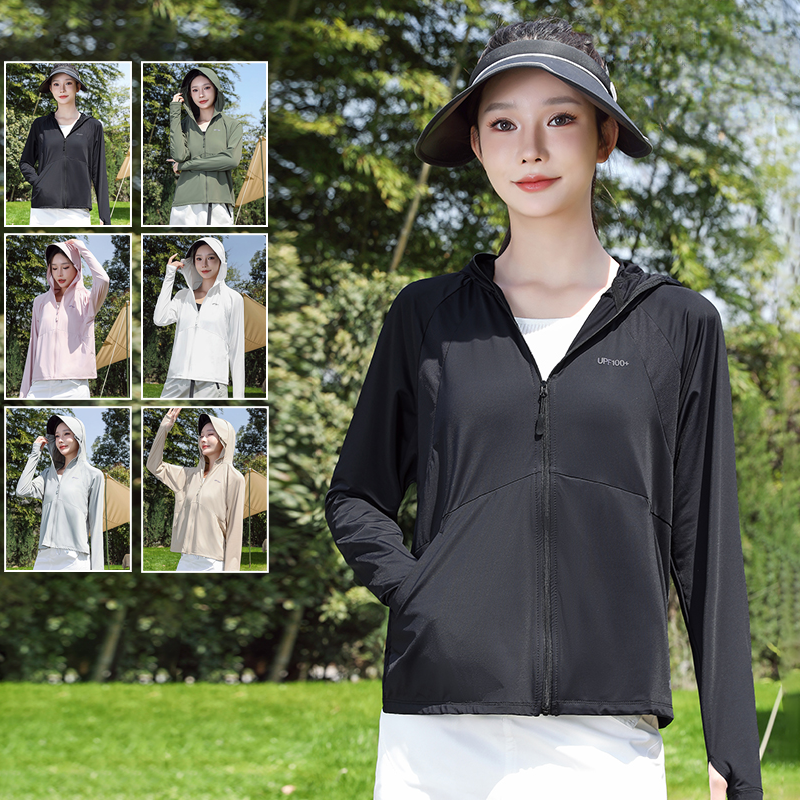 正品专业防晒服夏季冰感防紫外线外套户外透气运动防晒衣女款爆款