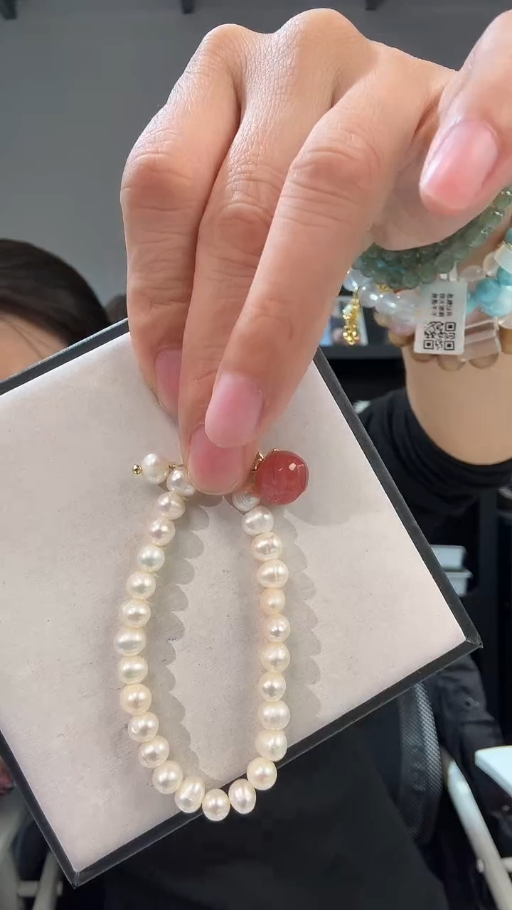 未镶嵌手链淡水珍珠优103 约5mm