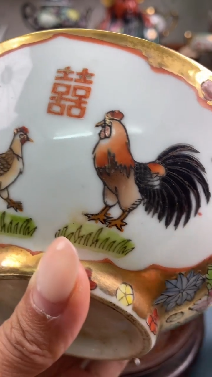 瓷片微瑕慎拍景德镇窑老厂瓷器单件