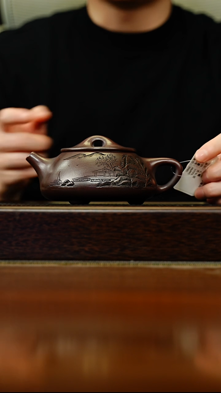 茶壶紫砂宜兴原矿 手工 紫砂壶容量320CC