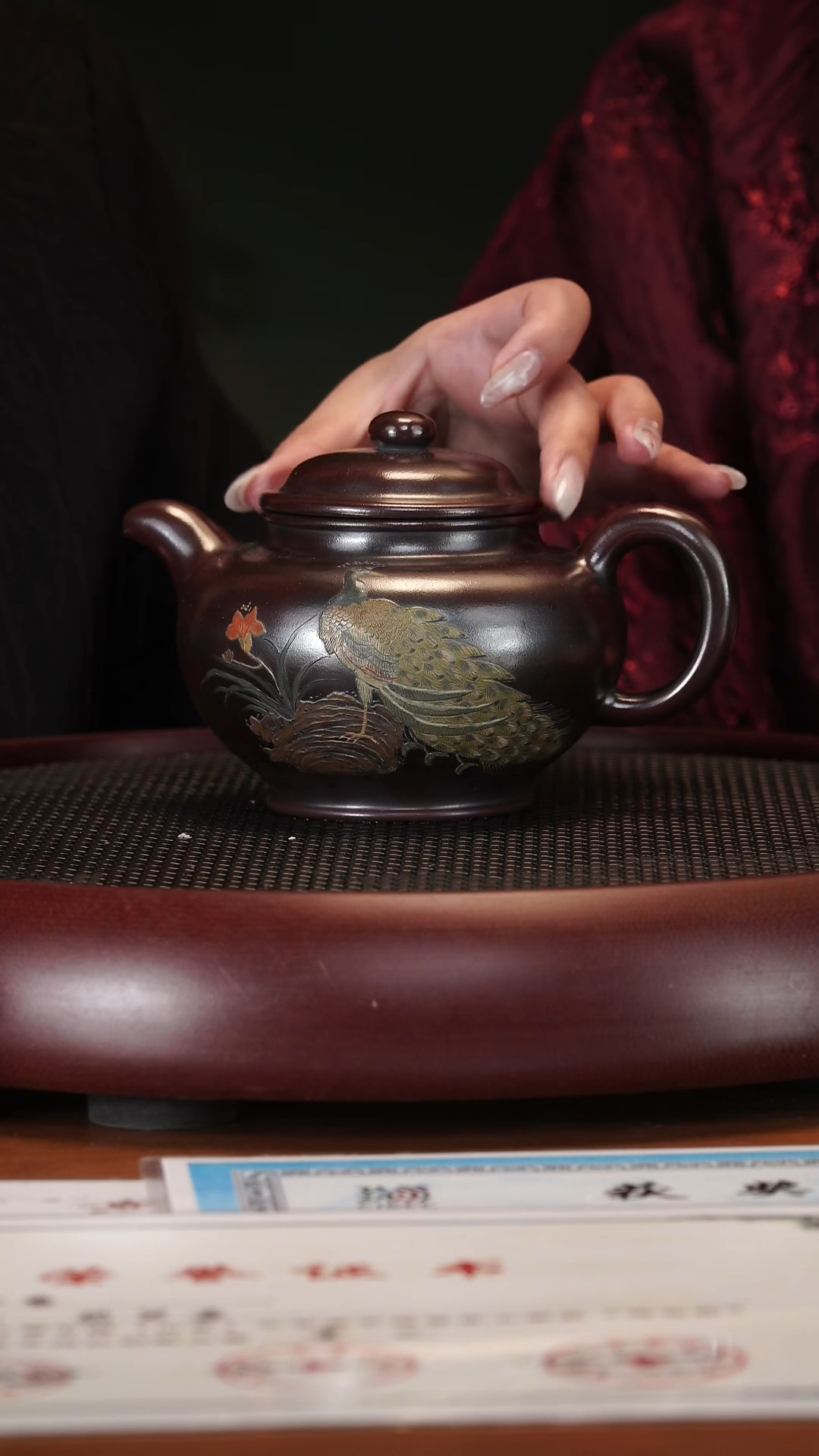 【闪购商品】紫砂茶壶2-55YLX掇只龙山古乌泥500cc