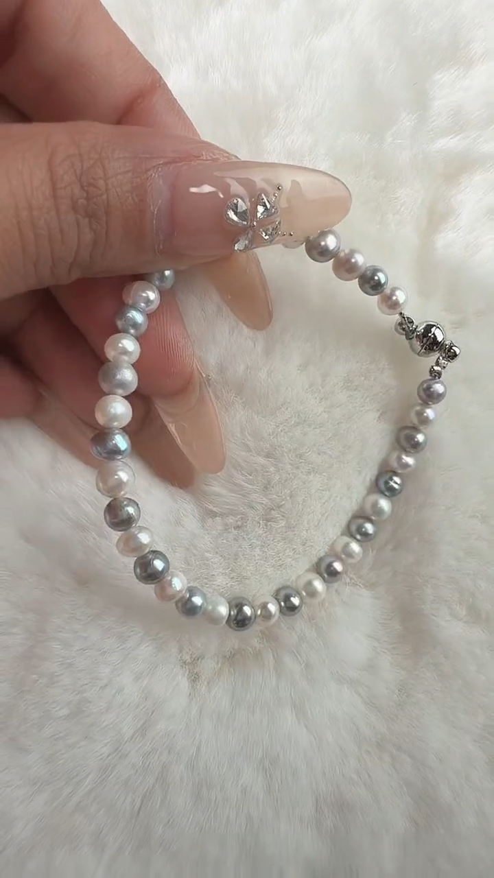 未镶嵌手链淡水珍珠282