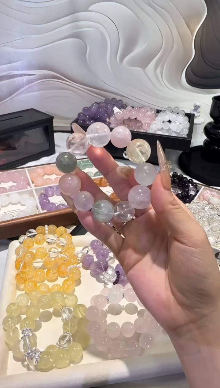 未镶嵌手串水晶多宝