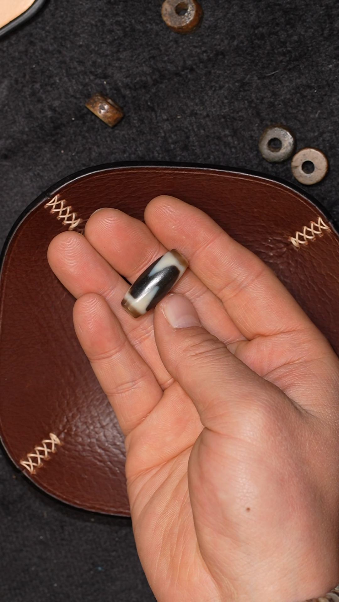 【闪购商品】玛瑙/玉髓颈饰未镶嵌冲赛康胡子哥，DIY一119