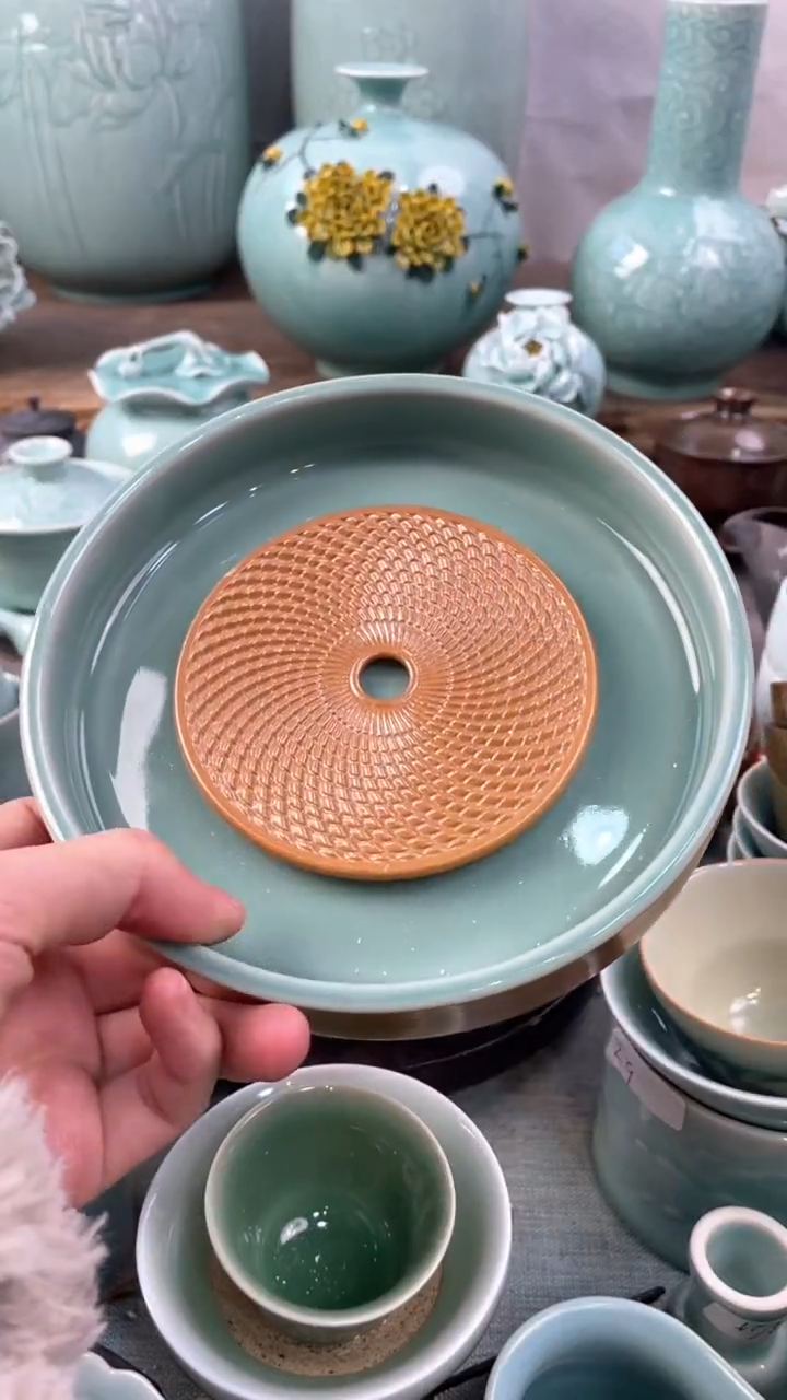 【闪购商品】特价 微瑕 慧仙青瓷