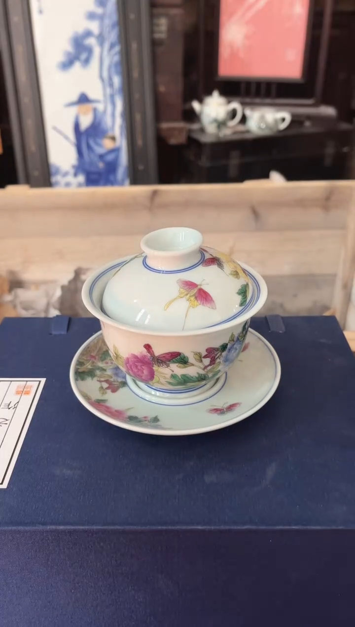 陶景德镇陶瓷摆件J623配礼盒