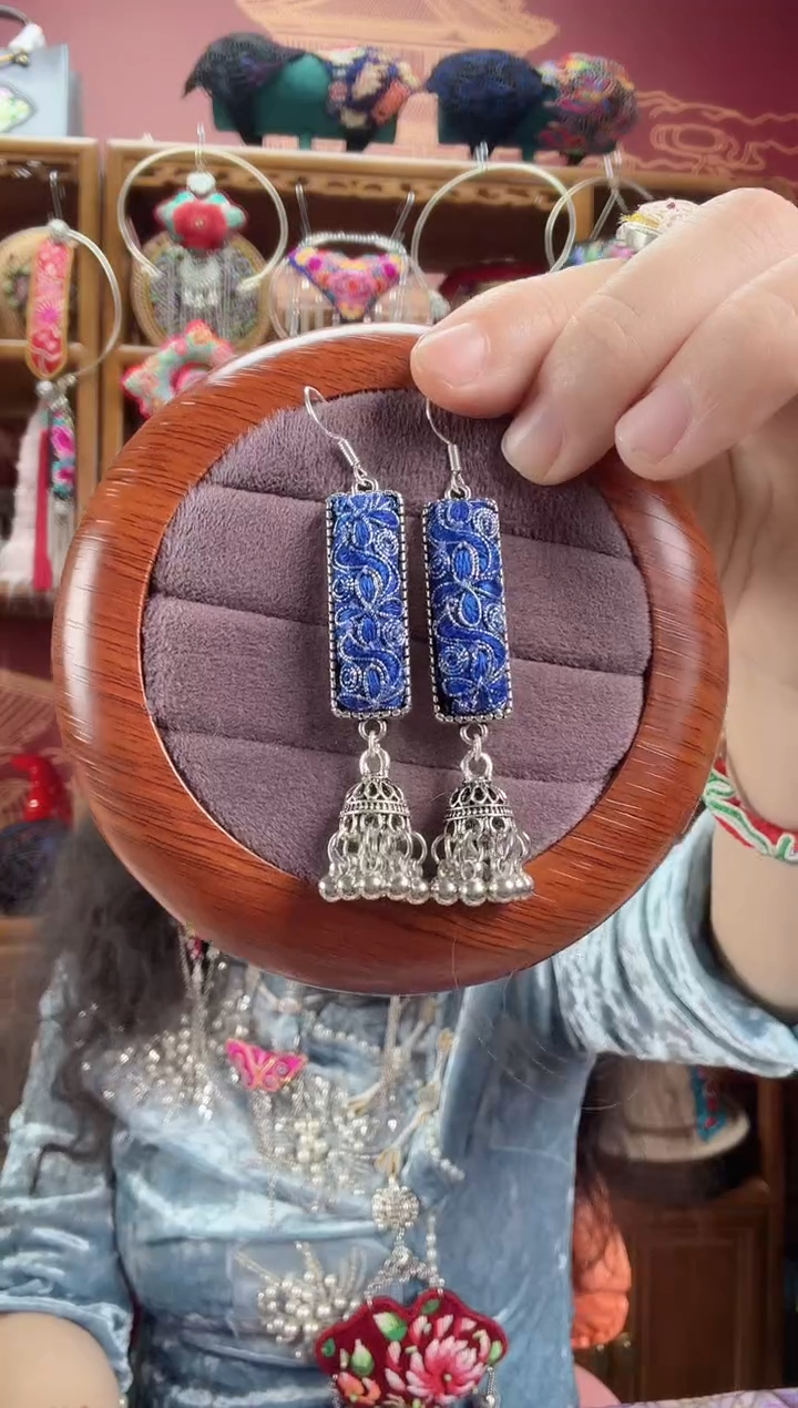 刺绣耳环101甜甜家