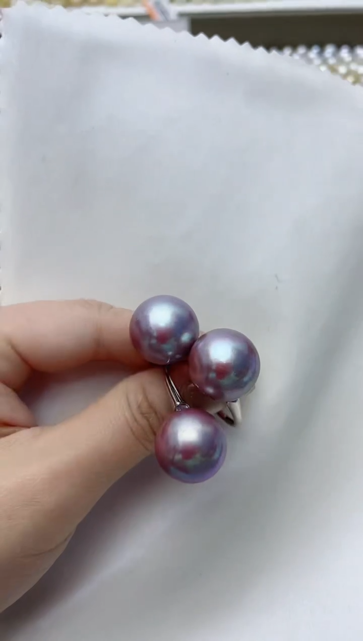 【闪购商品】淡水珍珠戒指银S925镶嵌A15商品多样性发其一