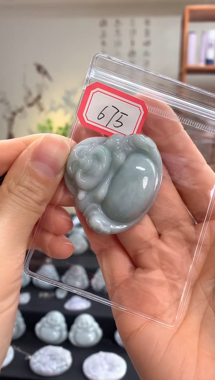 【闪购商品】翡翠颈饰未镶嵌佛公675