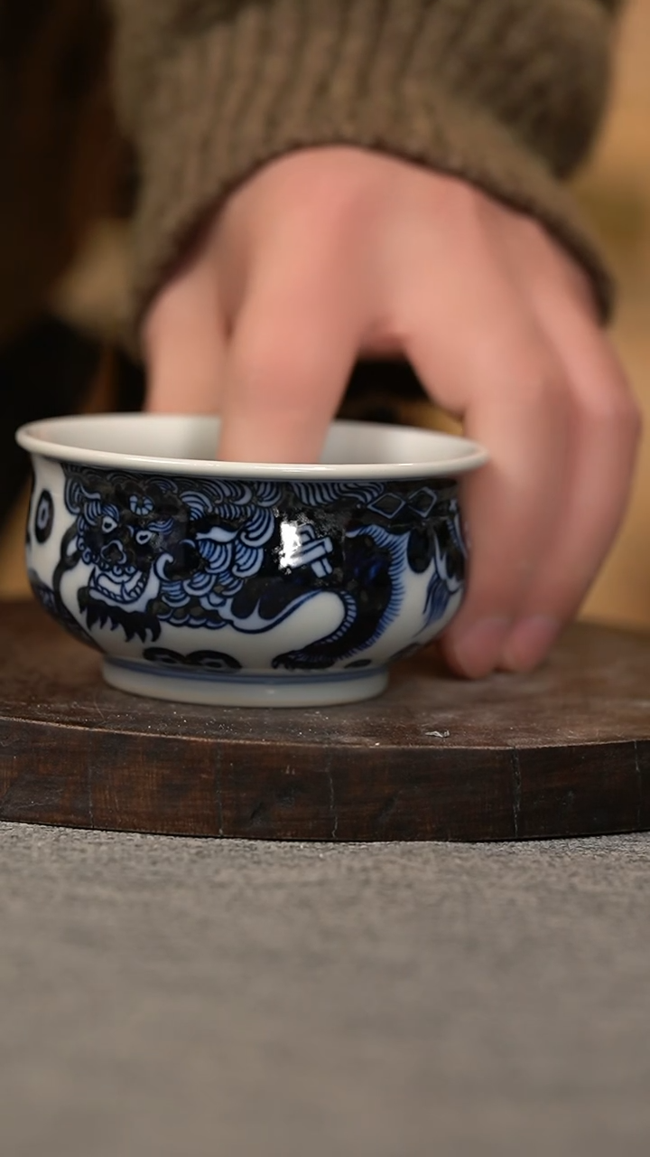 【闪购商品】微瑕福利微瑕福利柴窑矮炉式狮子