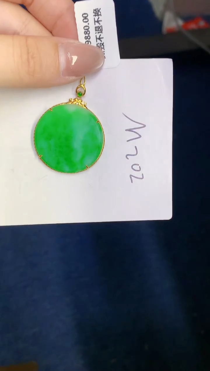 【闪购商品】翡翠18K金镶嵌颈饰000000000