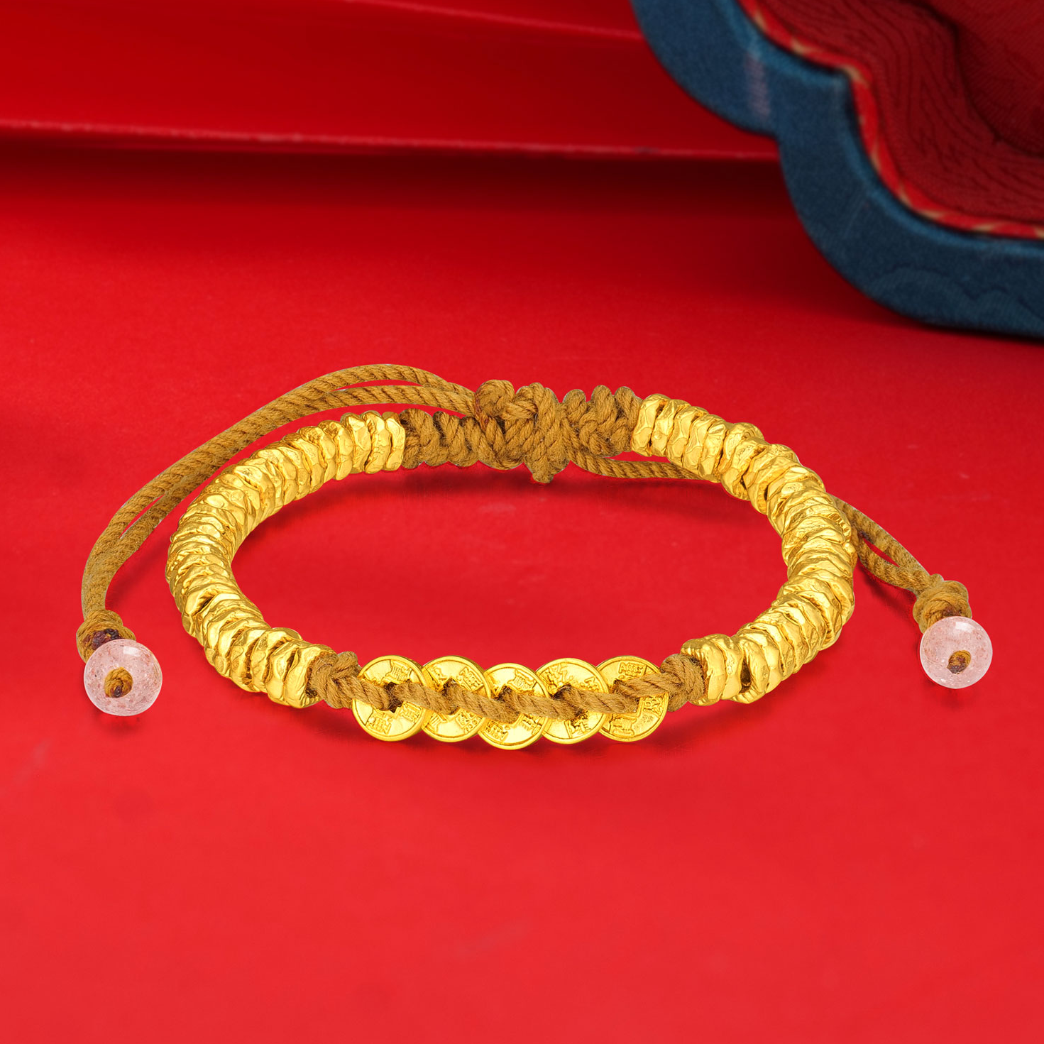 【奇奇专享】足金999 五帝币盘缠 BP 91092攒金有道