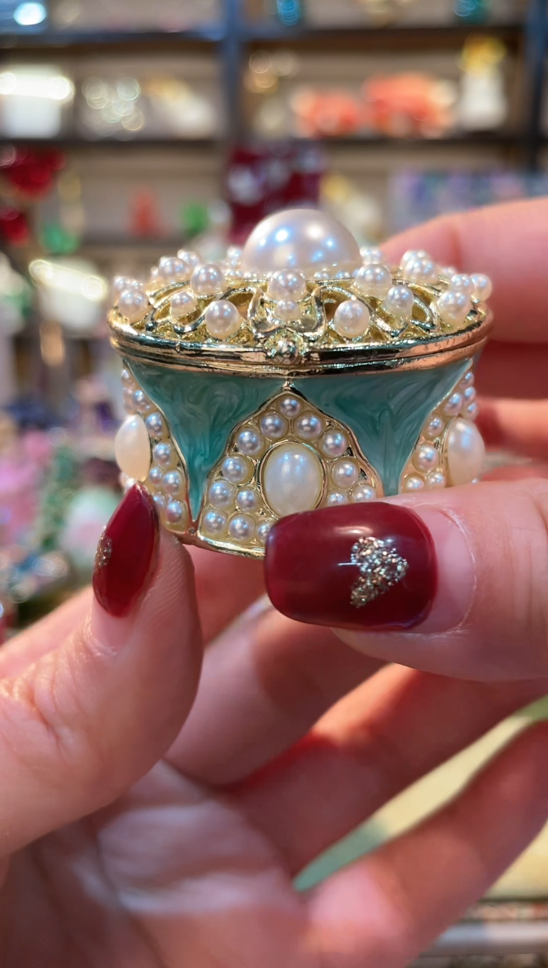 【闪购商品】精致珐琅彩首饰盒