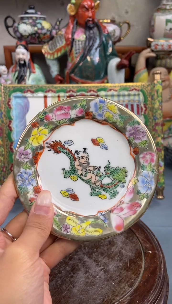 瓷片微瑕慎拍景德镇窑老厂瓷器单件