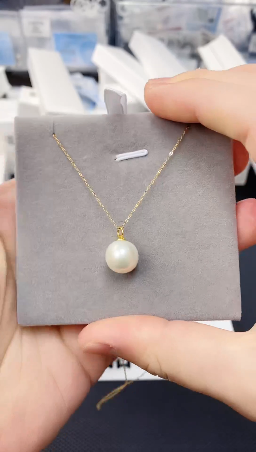 未镶嵌耳饰淡水珍珠XL1003