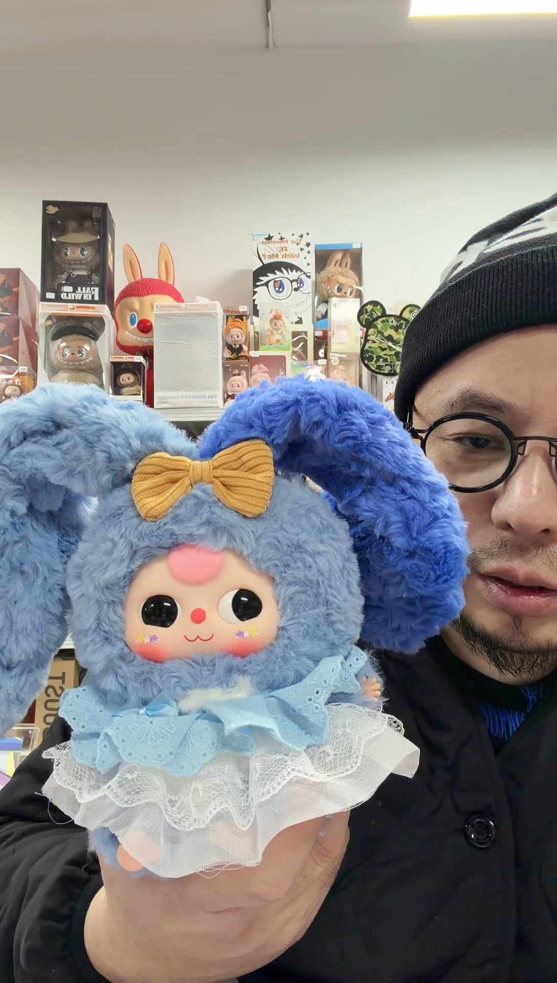 静态1大漂亮双马尾毛绒一个