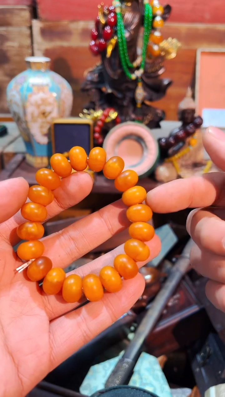 【闪购商品】蜜蜡颈饰未镶嵌 大硕硕精品精选链接15