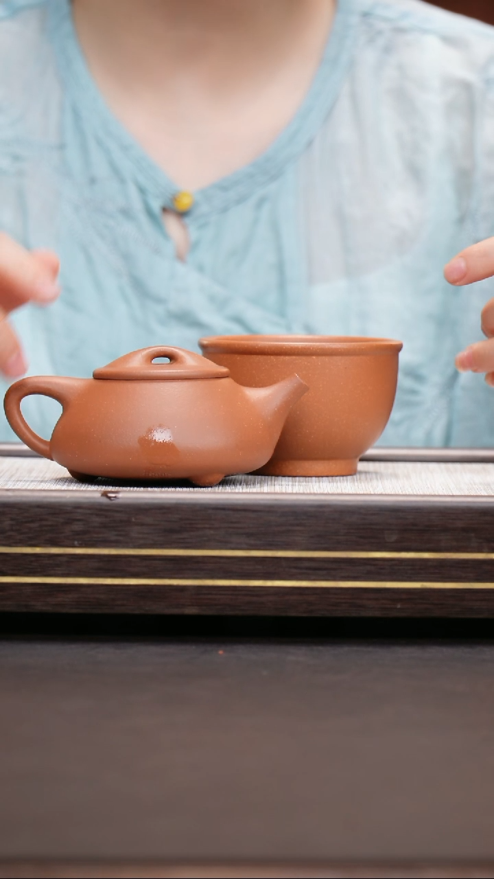 茶壶紫砂降坡泥  满瓢+大碗杯