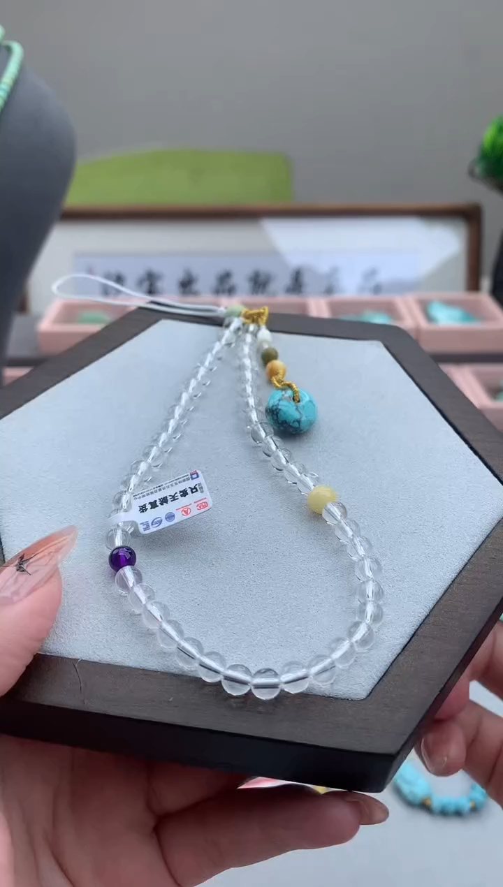 【闪购商品】南红玛瑙未镶嵌手机链A121