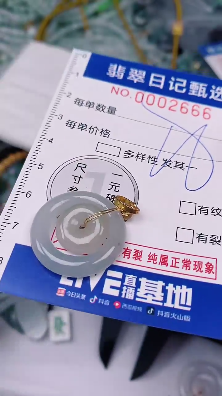 【闪购商品】翡翠颈饰未镶嵌00002666