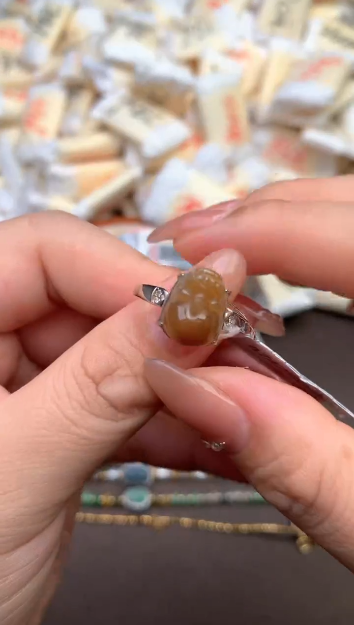 【闪购商品】翡翠戒指银S925镶嵌  —