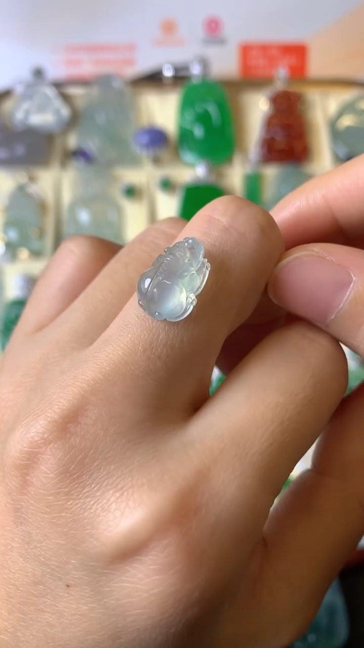 【闪购商品】定制翡翠未镶嵌1裸玉（客户意向镶嵌）