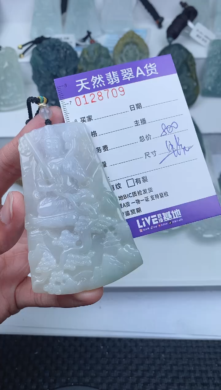 【闪购商品】翡翠颈饰未镶嵌        709